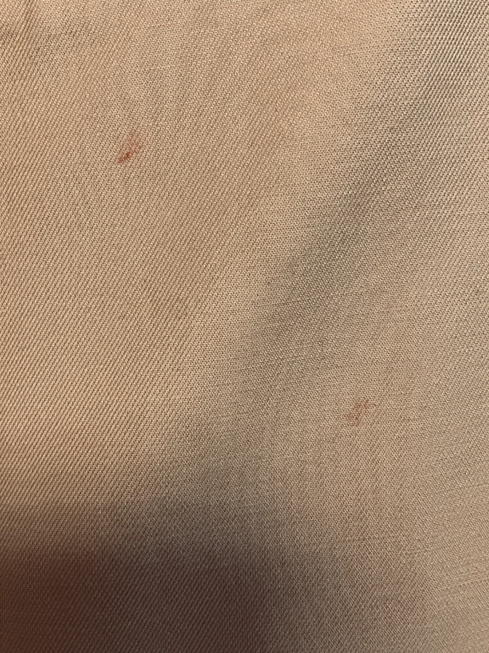 KHAITE TAN WIDE LEG COTTON PANTS / TROUSERS - Picture 6 of 6